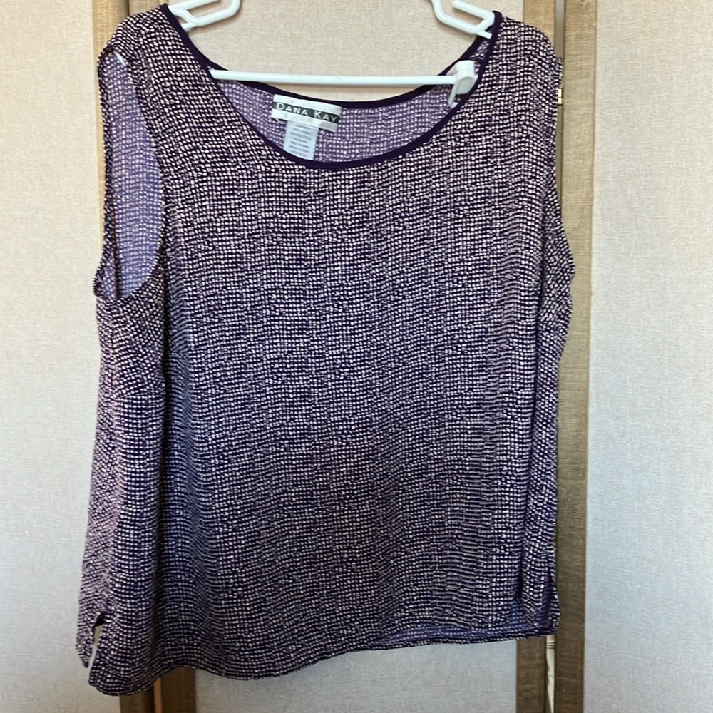 FINAL MARKDOWN Dana Kay Purple Top 20w